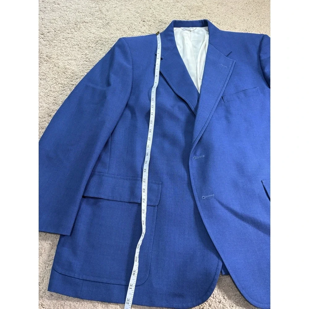 Palm‎ Beach x Eagleton's Vintage Summer Blazer Men's 32L Cotton/Linen Blue USA